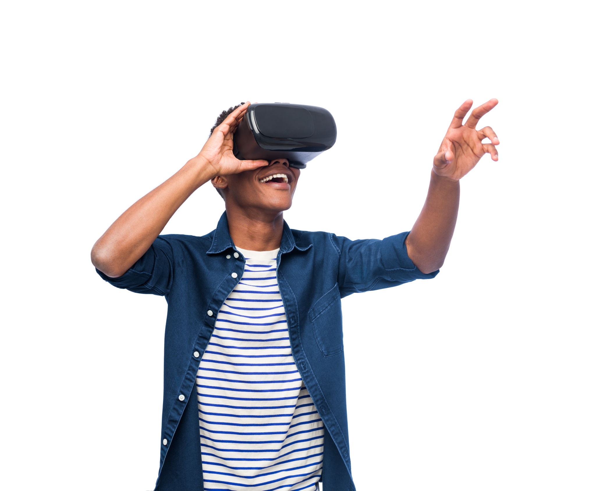 students using vr
