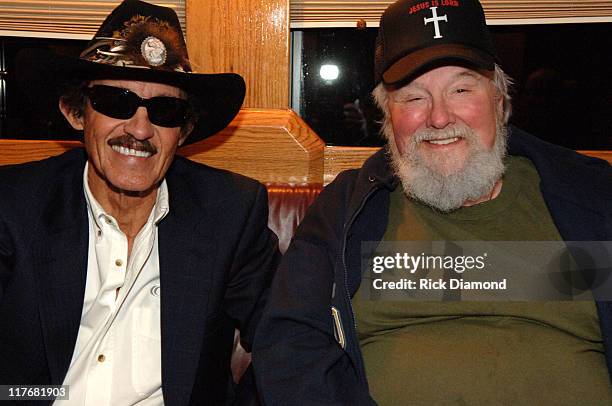 Richard Petty and Charlie Daniels during Jefferson Pilot Presents - The Southern Sports Awards at TABERNACLE in Atlanta, Georgia, United States.