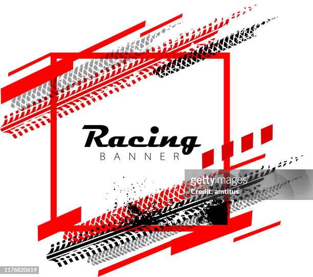tyres square - motorsport stock illustrations