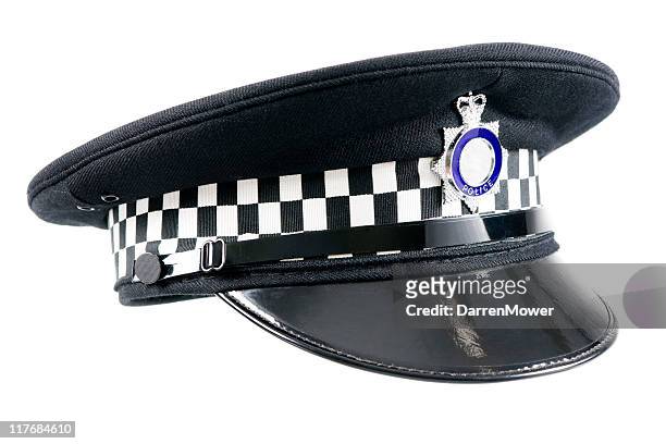 英語警察キャップ - uk police ストックフォトと画像