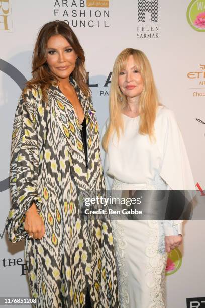 Lola Karimova-Tillyaeva and Founder of Fashion 4 Development, Evie Evangelou attend Fashion 4 Development's 9th Annual Official First Ladies Luncheon...