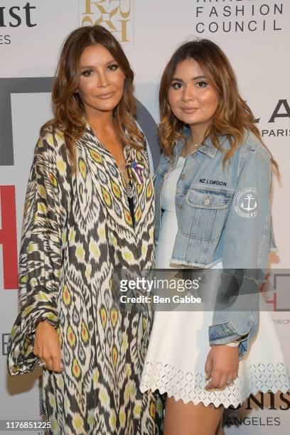 Lola Karimova-Tillyaeva and Mariam Tillyaeva attend Fashion 4 Development's 9th Annual Official First Ladies Luncheon at The Pierre Hotel on...