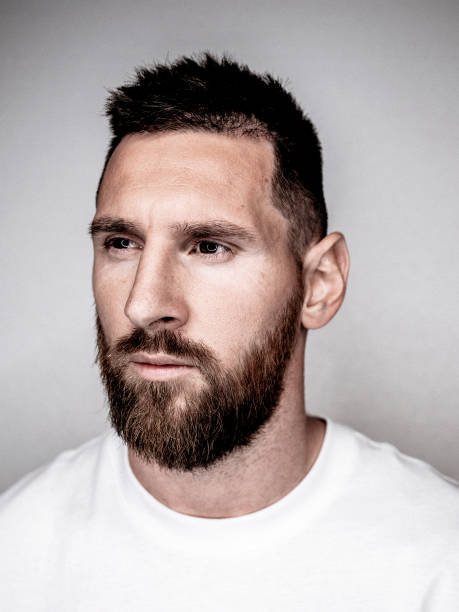 Lionel Messi of FC Barcelona and Argentina poses for a portrait ahead of The Best FIFA Football Awards 2019 at Excelsior Hotel Gallia on September...
