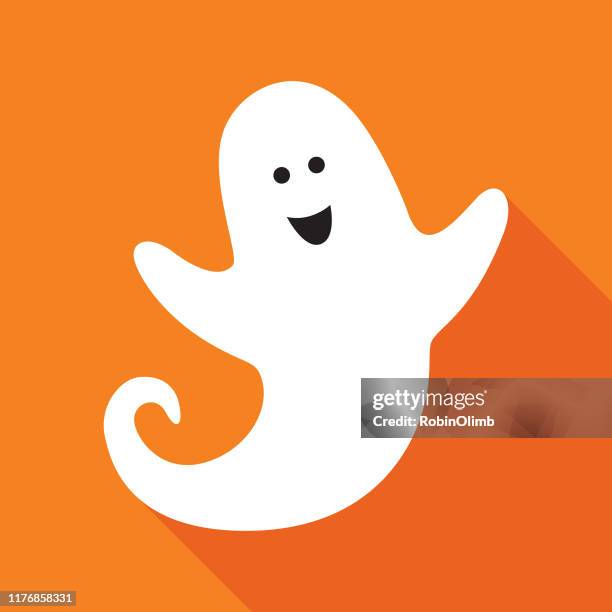 süße kleine geist-ikone - ghost stock-grafiken, -clipart, -cartoons und -symbole