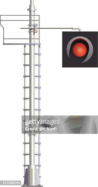 traffic light - red light stock illustrations