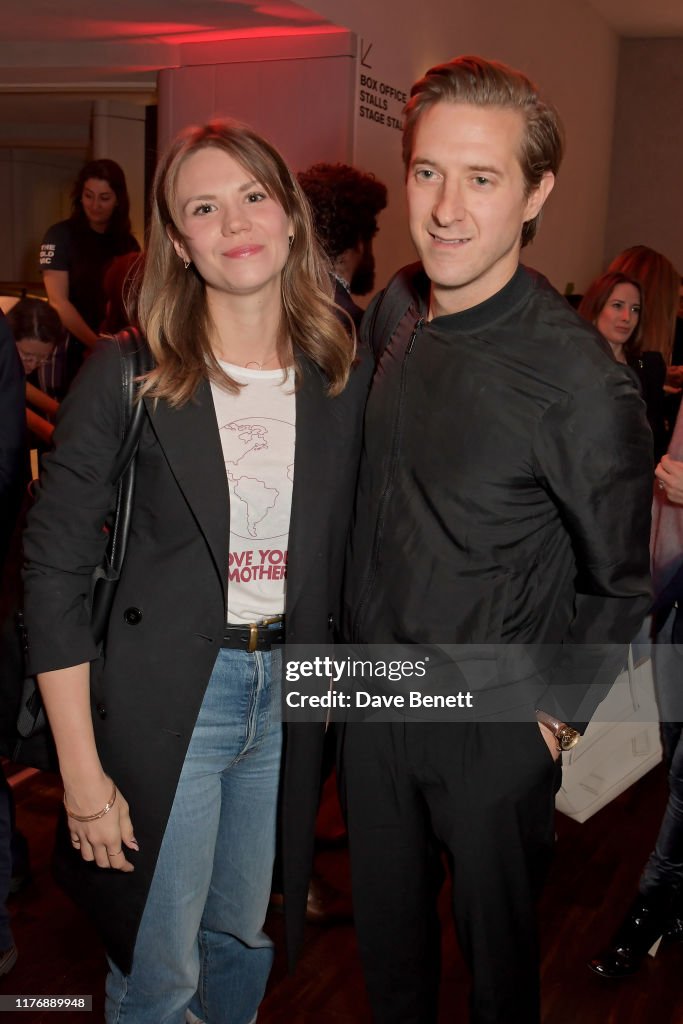 Inès De Clercq and Arthur Darvill attend the press night after party