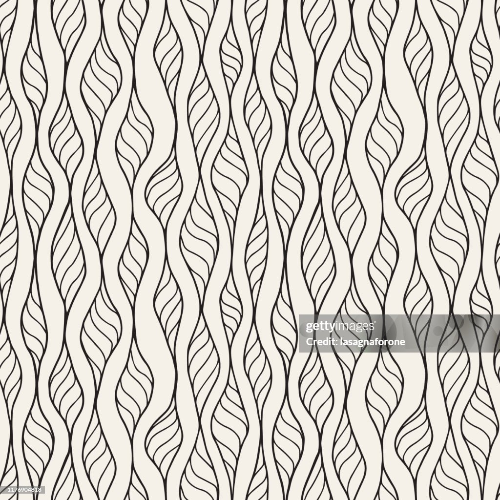 Hand Drawn Seamless Pattern Vector