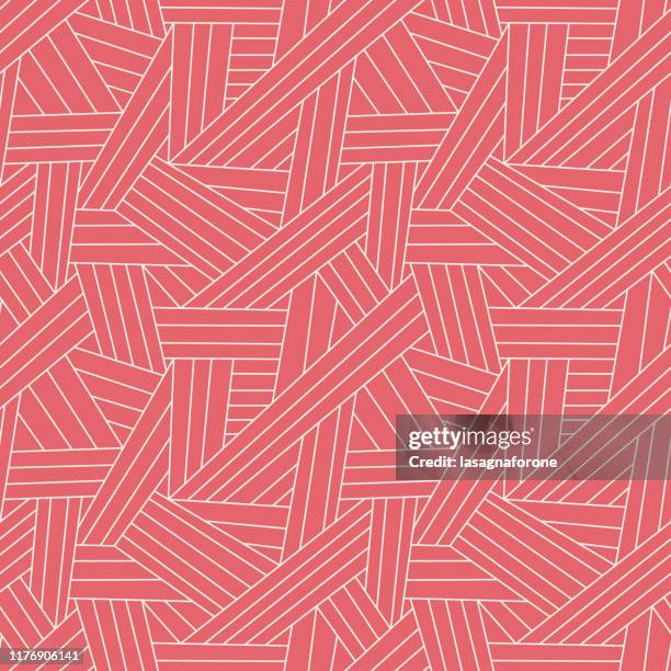 hand drawn seamless pattern - woven fabric stock illustrations