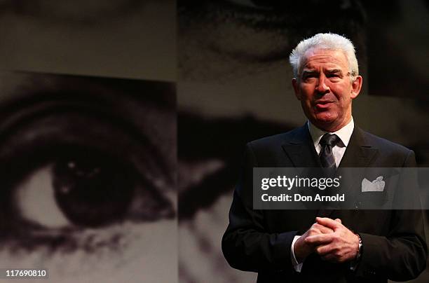 David Downer performs on stage in "Stainless Steel Rat" at the York Theatre on June 30, 2011 in Sydney, Australia. "Stainless Steel Rat" directed by...