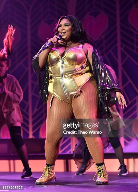 Lizzo performs at Radio City Music Hall on September 24, 2019 in New York City.