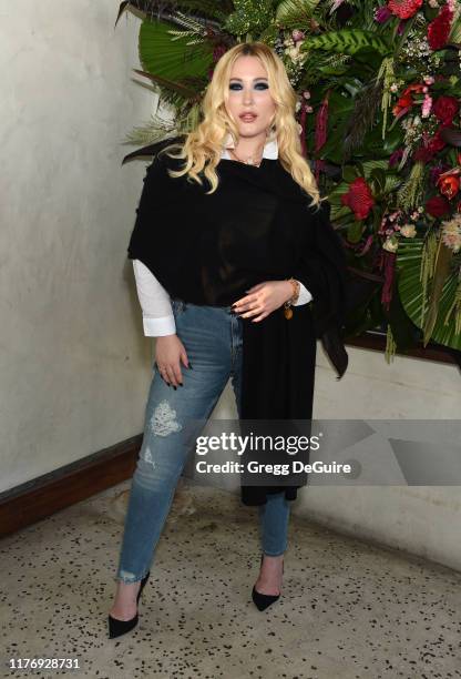 Hayley Hasselhoff attends Premium Plus-Size Fashion Brand Ryllace Launch Event at Elephante on September 24, 2019 in Santa Monica, California.