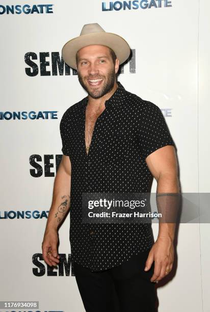 Jai Courtney attends a Special Screening Of Lionsgate's "Semper Fi" at ArcLight Hollywood on September 24, 2019 in Hollywood, California.