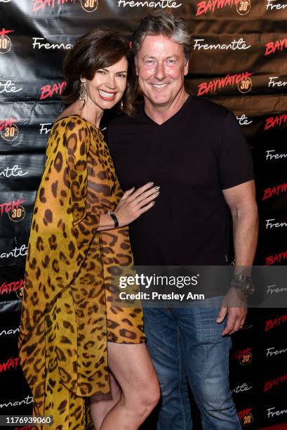 Guest and John Allen Nelson attend 30th Anniversary of "Baywatch" at the Viceroy Hotel on September 24, 2019 in Santa Monica, California.