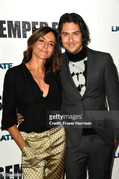 Polly Draper and Nat Wolff, attend a Special Screening Of Lionsgate's "Semper Fi" at ArcLight Hollywood on September 24, 2019 in Hollywood,...