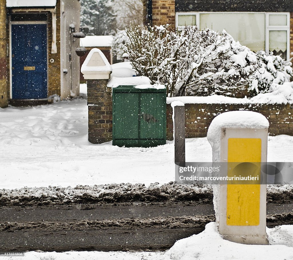 England under the snow