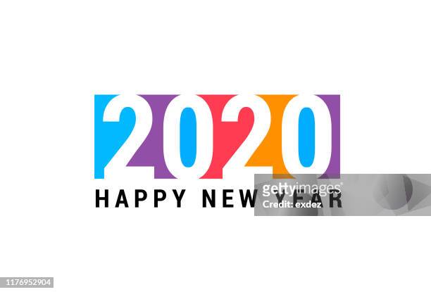2020 - new year 2019 stock illustrations