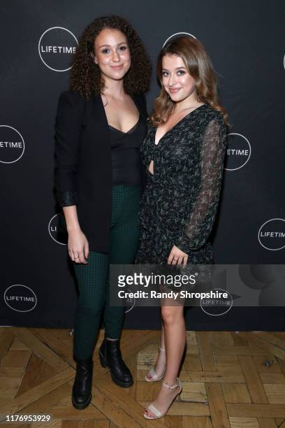 Alex Cooper and Addison Holley attend a special screening of “Trapped: The Alex Cooper Story” hosted by Lifetime in Partnership with The Trevor...