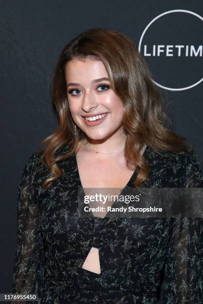 Addison Holley attends a special screening of “Trapped: The Alex Cooper Story” hosted by Lifetime in Partnership with The Trevor Project, PFLAG and...