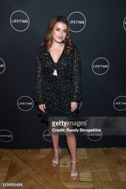 Addison Holley attends a special screening of “Trapped: The Alex Cooper Story” hosted by Lifetime in Partnership with The Trevor Project, PFLAG and...