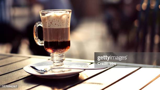 take a break - irish coffee stock-fotos und bilder