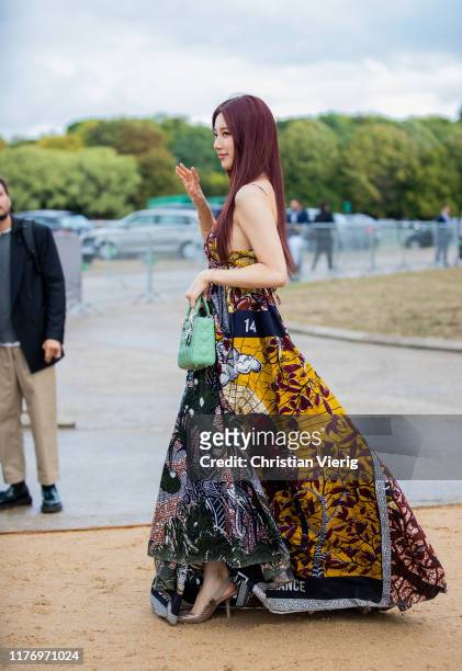 Bae Suzy is seen outside Dior show during Paris Fashion Week Womenswear Spring Summer 2020 on September 24, 2019 in Paris, France.