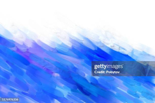 textured painted blue background - acrylic surface stock illustrations