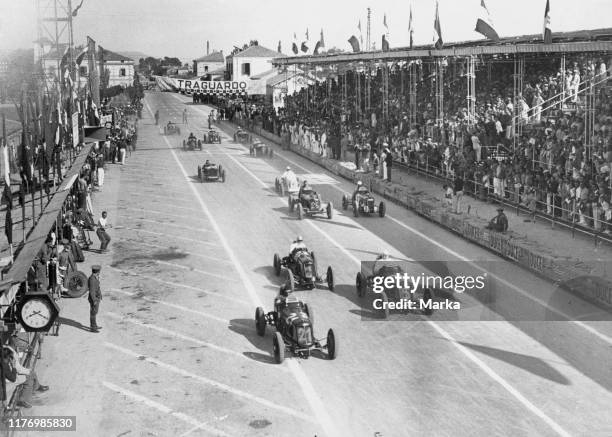 Italy. Abruzzo. Vasto. The mille miglia open-road endurance race. 1930.