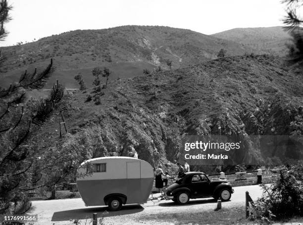 Roulotte libellula and fiat 500 topolino.