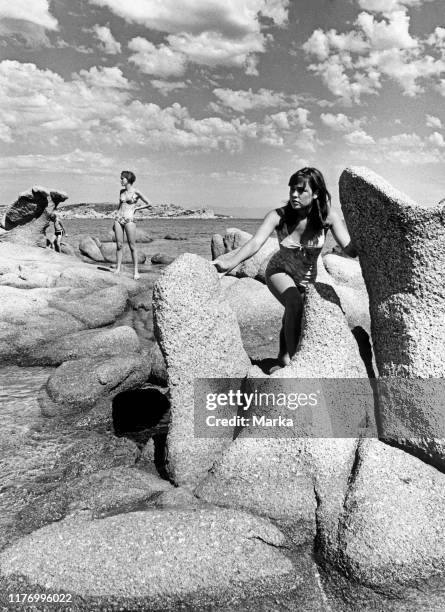 Women. La maddalena. Sardegna. Italy. 1968.