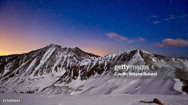 Stars Over Grays And Torreys Peaks, Foto de stock