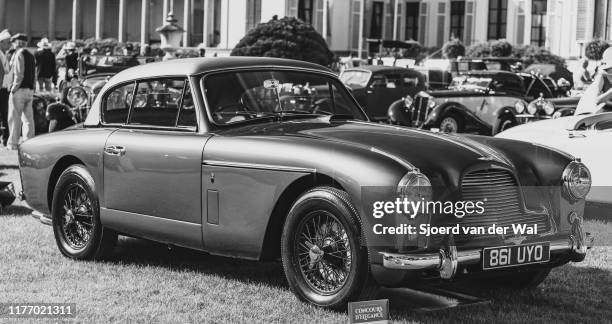 Aston Martin DB2/4 notchback by Tickford on display at the 2019 Concours d'Elegance at palace Soestdijk on August 25, 2019 in Baarn, Netherlands....