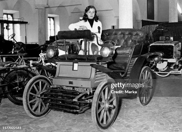 Italy. Lombardy. Milan. 1899-1900 fiat of the historical exhibition of means of transport. 1955.