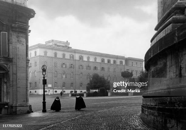 Palace of san carlo. Vatican city 1943.