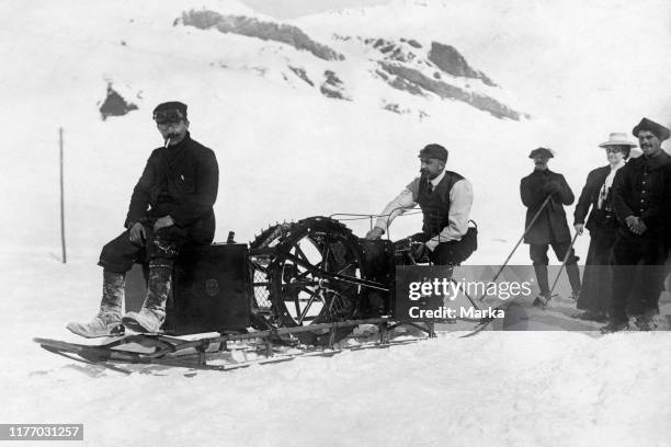 Manhandler Snowmobile 537 Vintage Snowmobile Stock Photos, High-Res Pictures, and Images ...