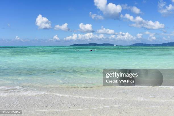 Kondoi beach in Taketomi Island, Okinawa Prefecture, Japan.