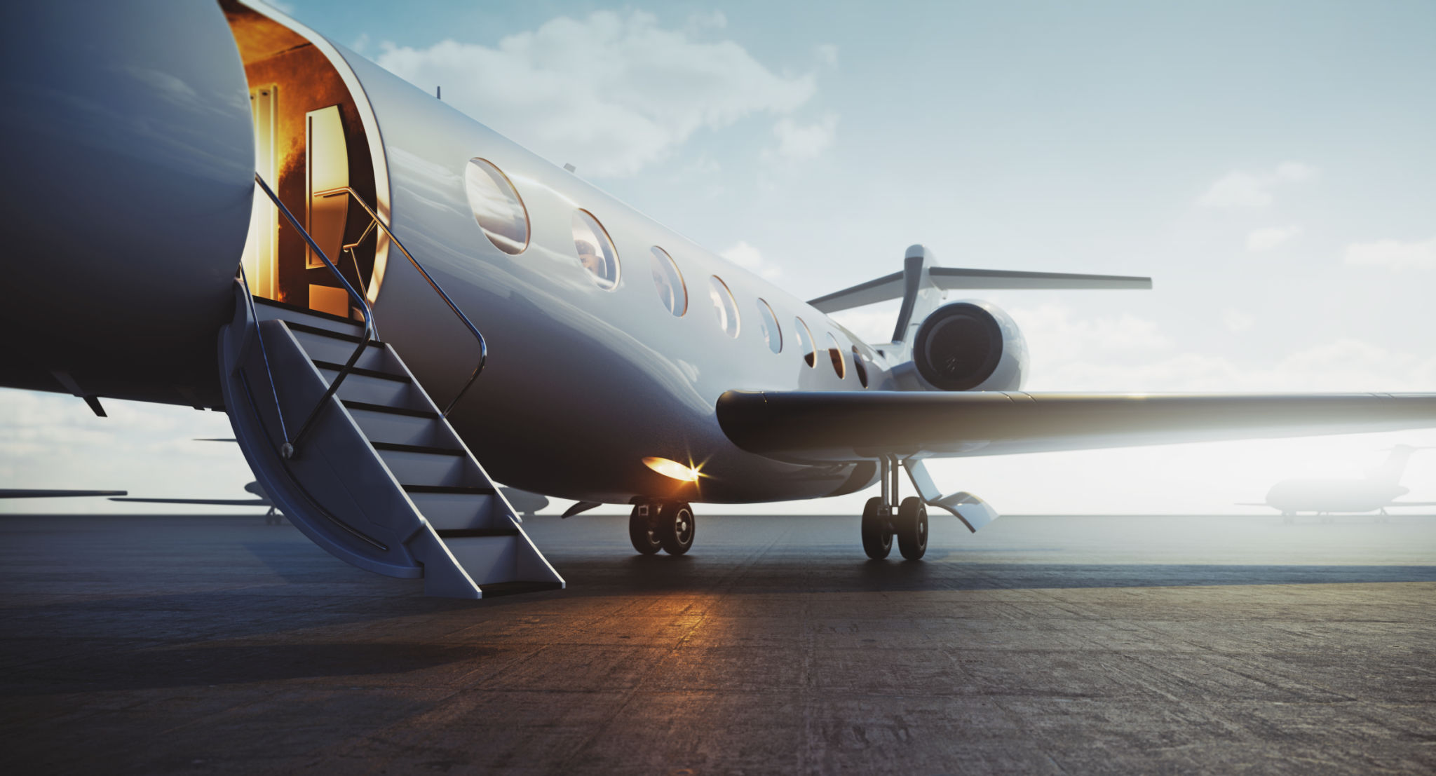 luxury airplane