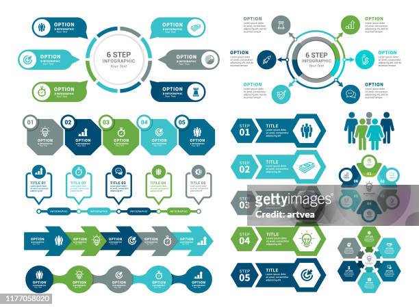 infographic elements - business strategy stock illustrations