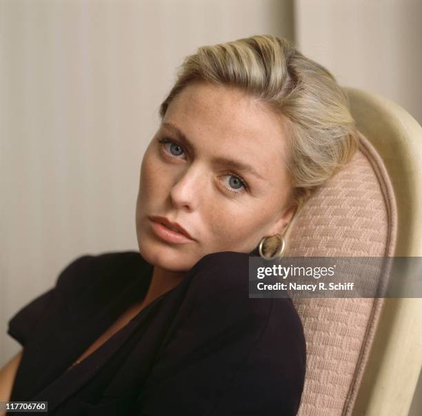 English actress and singer Patsy Kensit, 1989.