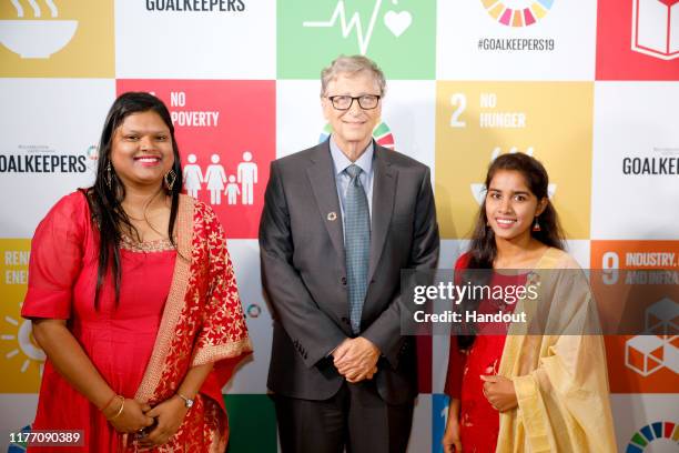 As world leaders gather in New York for the UN General Assembly Bill Gates and Payal Jangid attend The Goalkeepers 2019 Global Goals Awards, hosted...