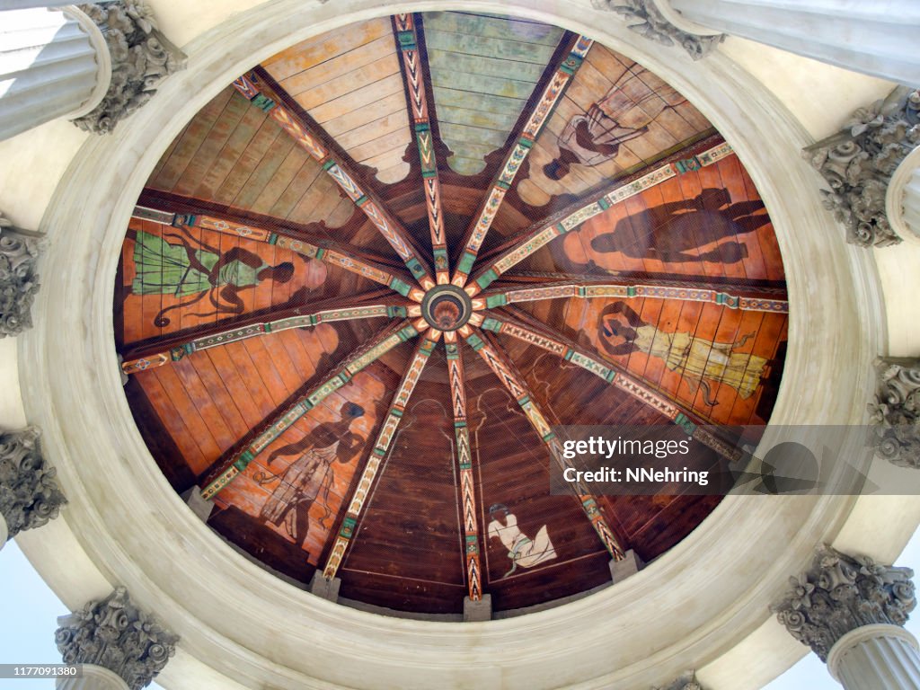 Ceiling of Sunol Water Temple, Sunol, California