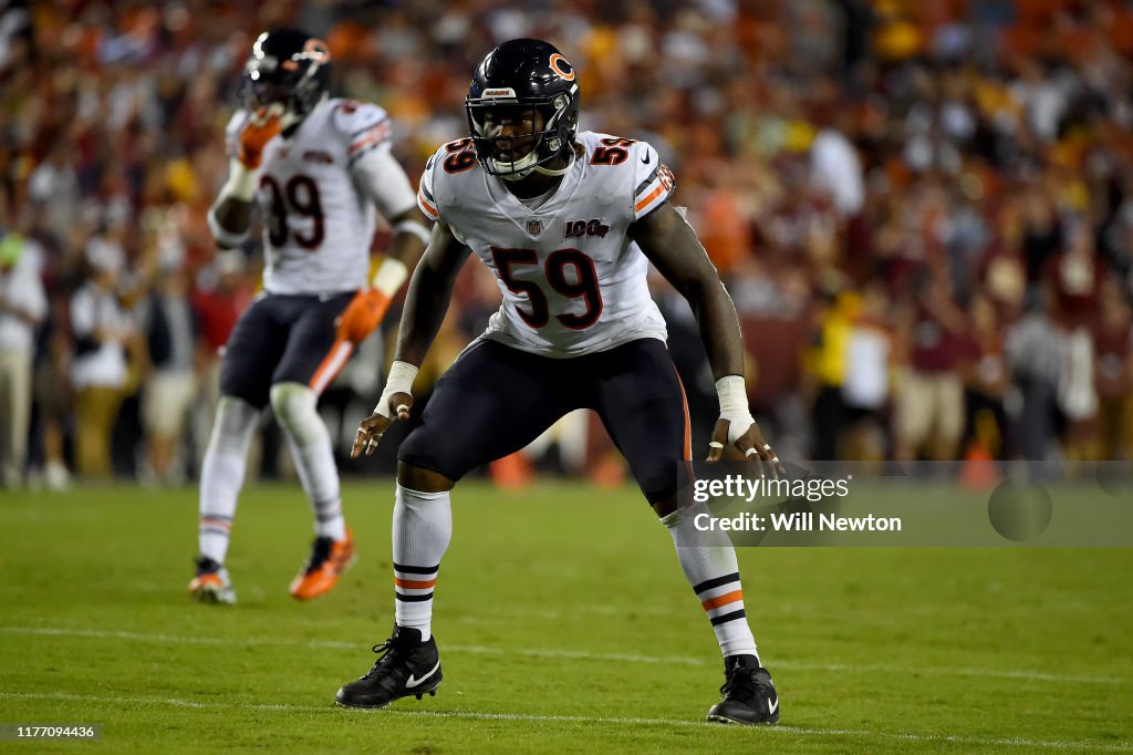 Chicago Bears v Washington Redskins