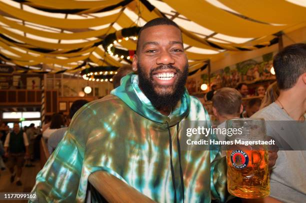 Greg Monroe attends the FC Bayern Basketball Wiesn at the Paulaner Festzelt during the Oktoberfest at Theresienwiese on September 25, 2019 in Munich,...
