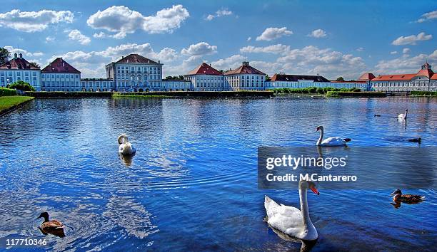 palace nymphenburg - palacio de nymphenburg fotografías e imágenes de stock