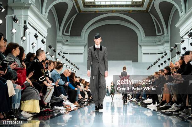 Stas Zienkiewicz walks the runway during the Maison Margiela Womenswear Spring/Summer 2020 show as part of Paris Fashion Week on September 25, 2019...