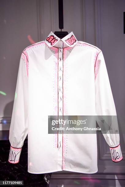 Atmosphere during the “Tribute to the Karl Lagerfeld: The White Shirt Project” exhibition as part of Paris Fashion Week in Paris on September 25,...