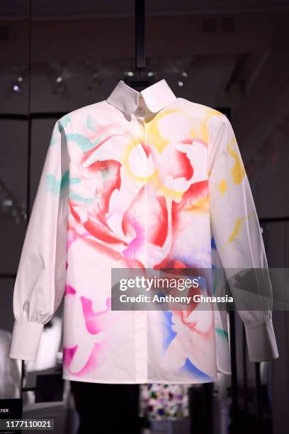 Atmosphere during the “Tribute to the Karl Lagerfeld: The White Shirt Project” exhibition as part of Paris Fashion Week in Paris on September 25,...