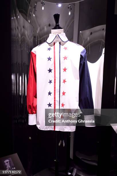 Atmosphere during the “Tribute to the Karl Lagerfeld: The White Shirt Project” exhibition as part of Paris Fashion Week in Paris on September 25,...