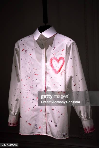 Atmosphere during the “Tribute to the Karl Lagerfeld: The White Shirt Project” exhibition as part of Paris Fashion Week in Paris on September 25,...