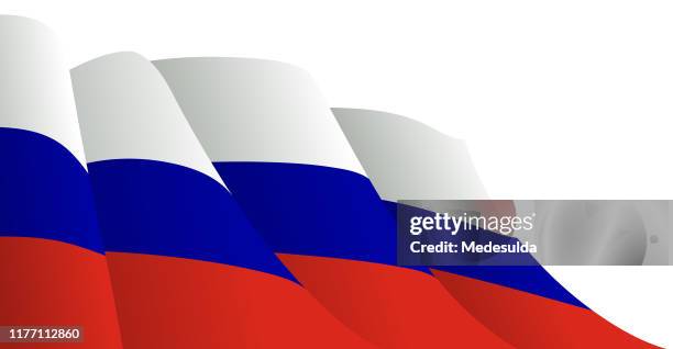russian flag - russian flag colors stock illustrations