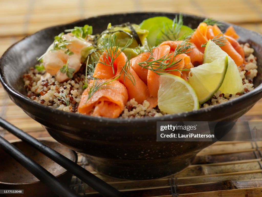 Smoked Salmon Buddha Bowl